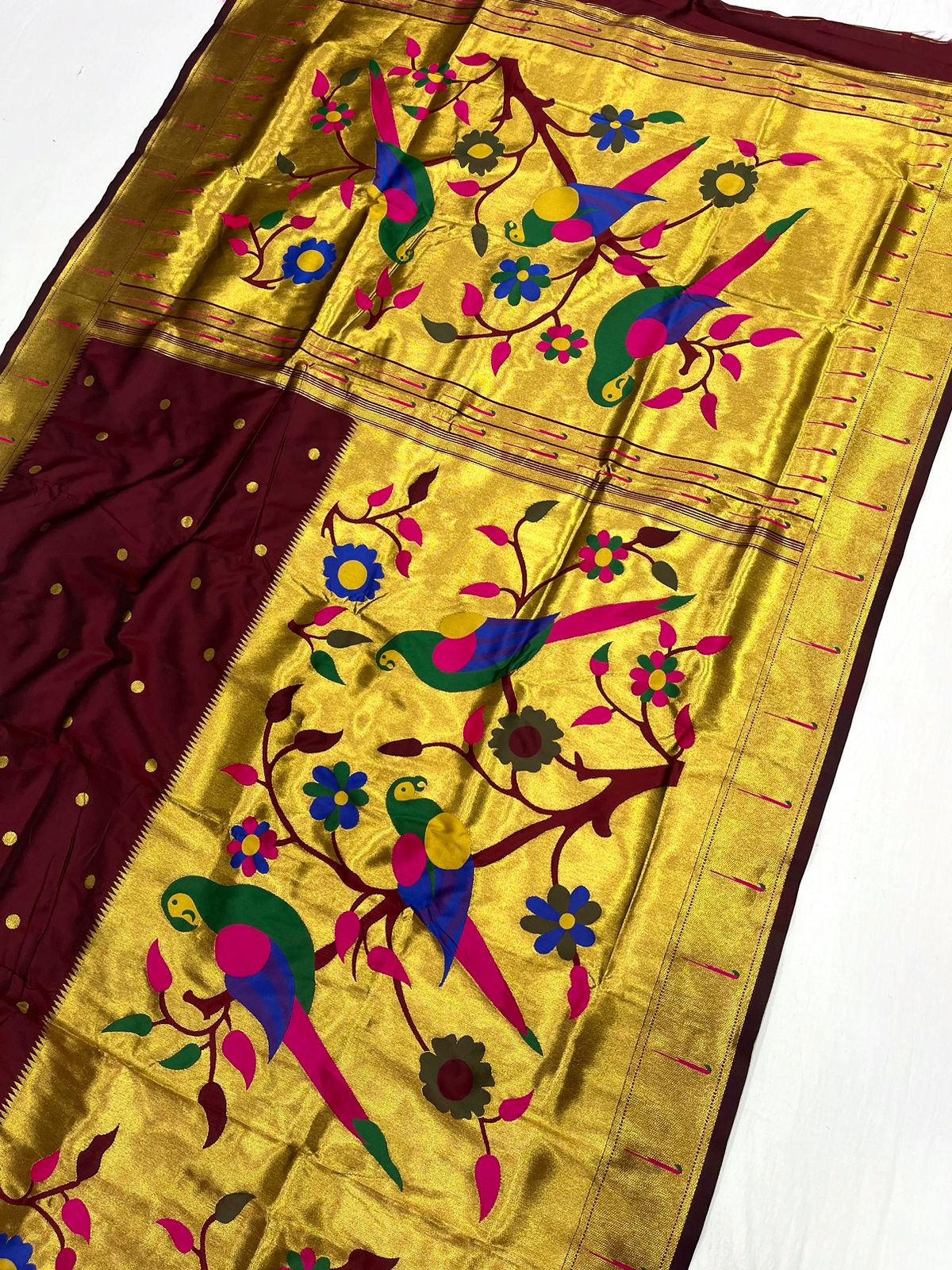 Half Allover Paithani