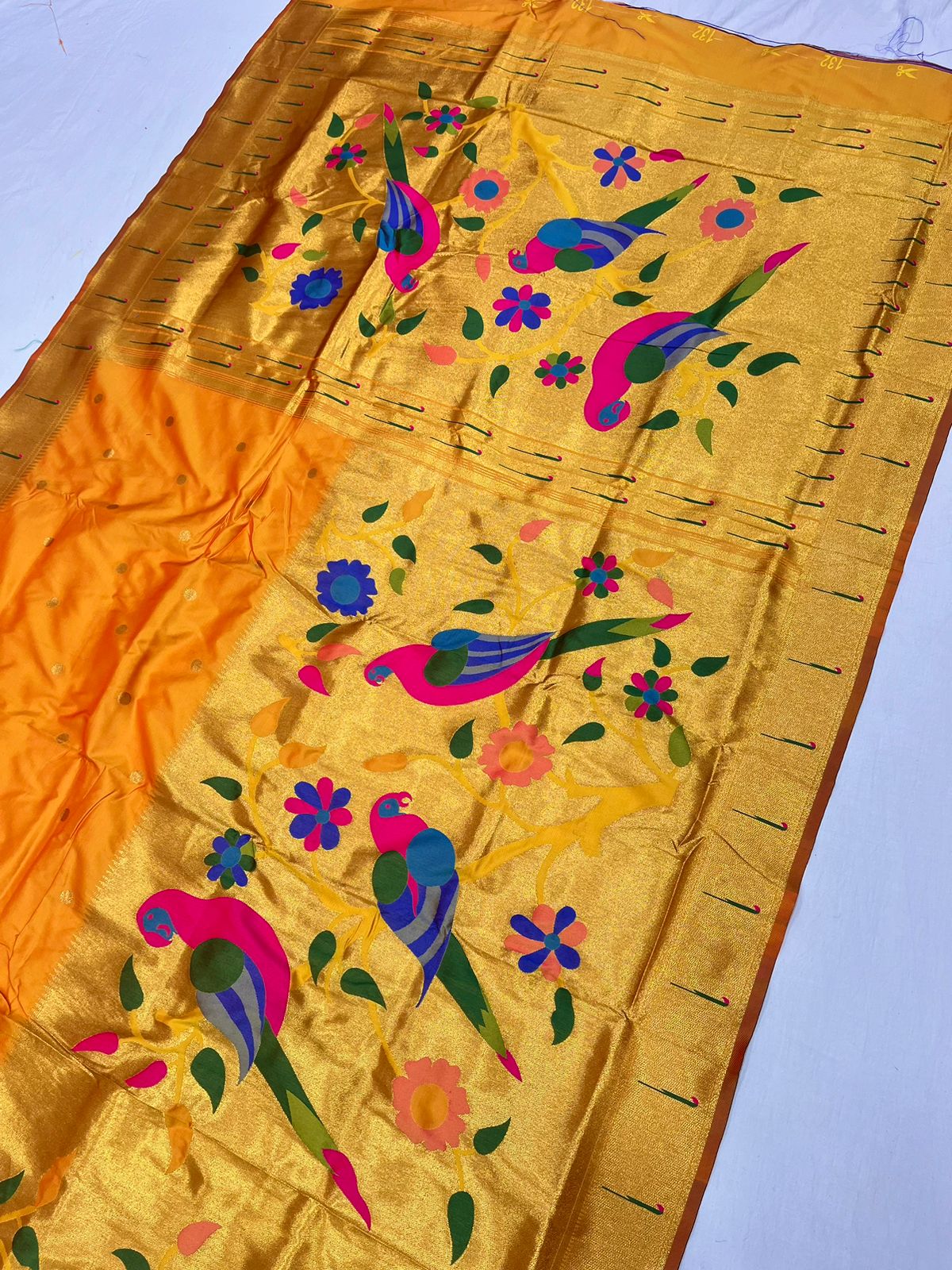 Half Allover Paithani