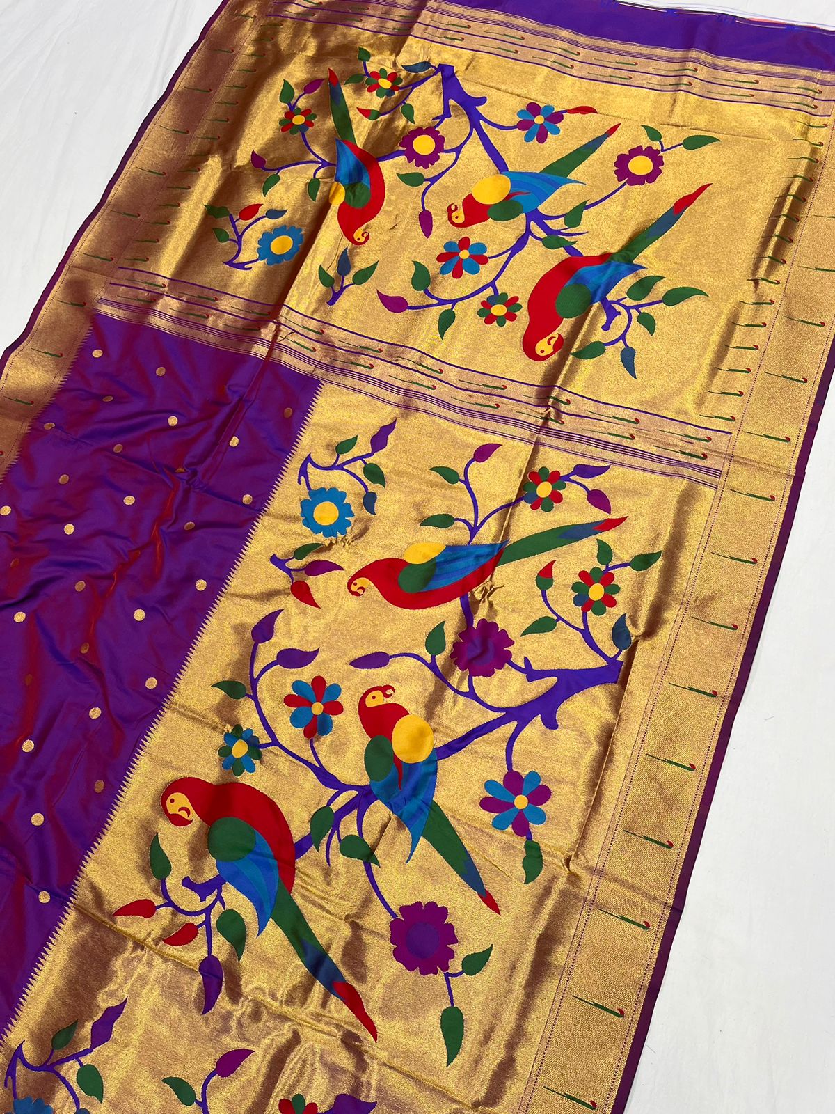 Half Allover Paithani