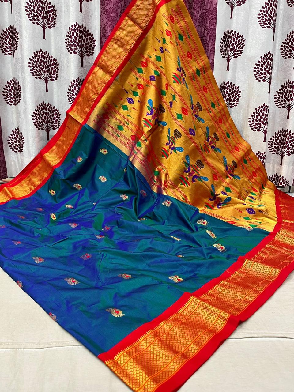 Kadiyal Border Paithani