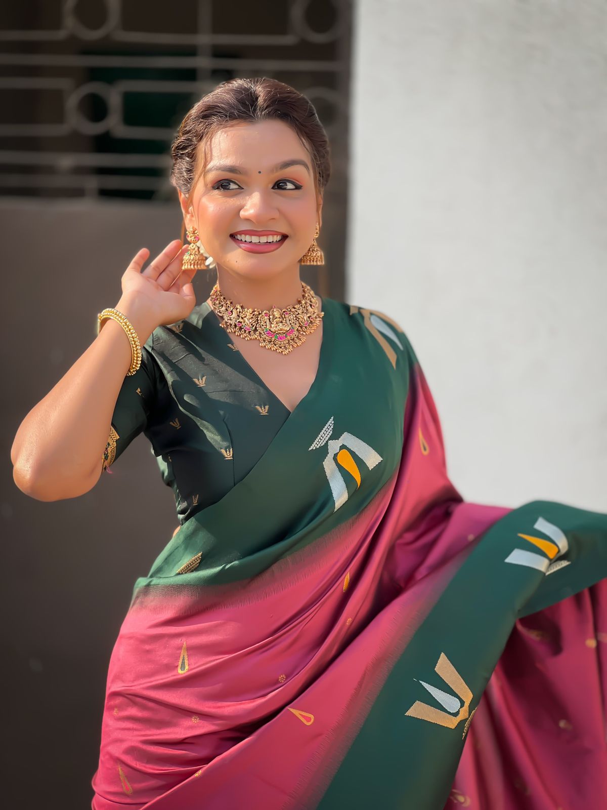 Tilak Paithani Saree