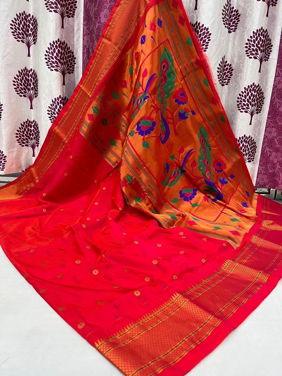 Hamza Paithani Saree
