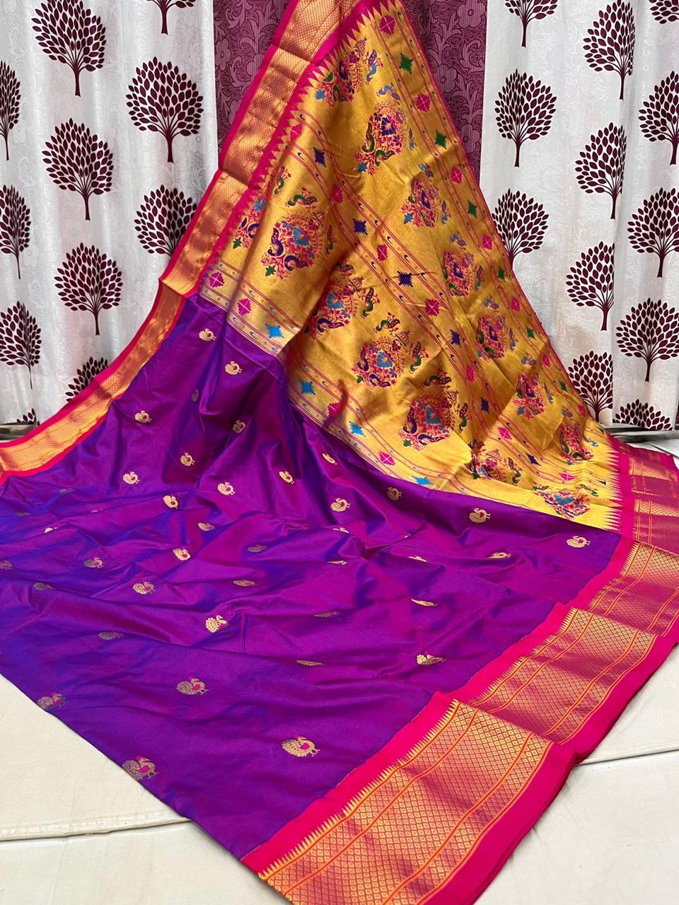 Kadiyal Border Paithani