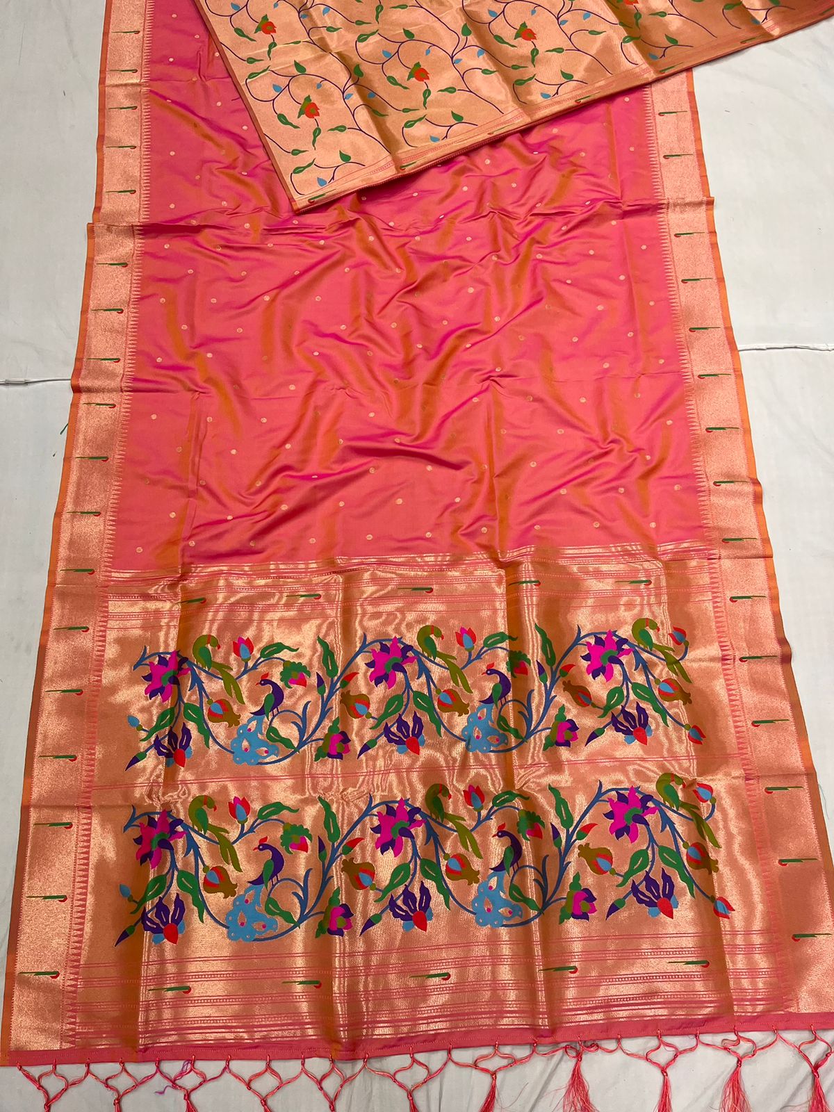 Premium Muniya Paithani Saree