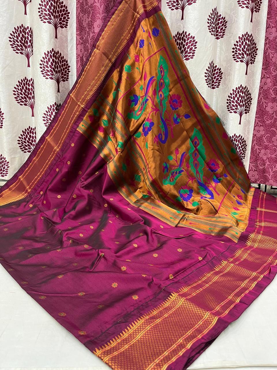 Hamza Paithani Saree