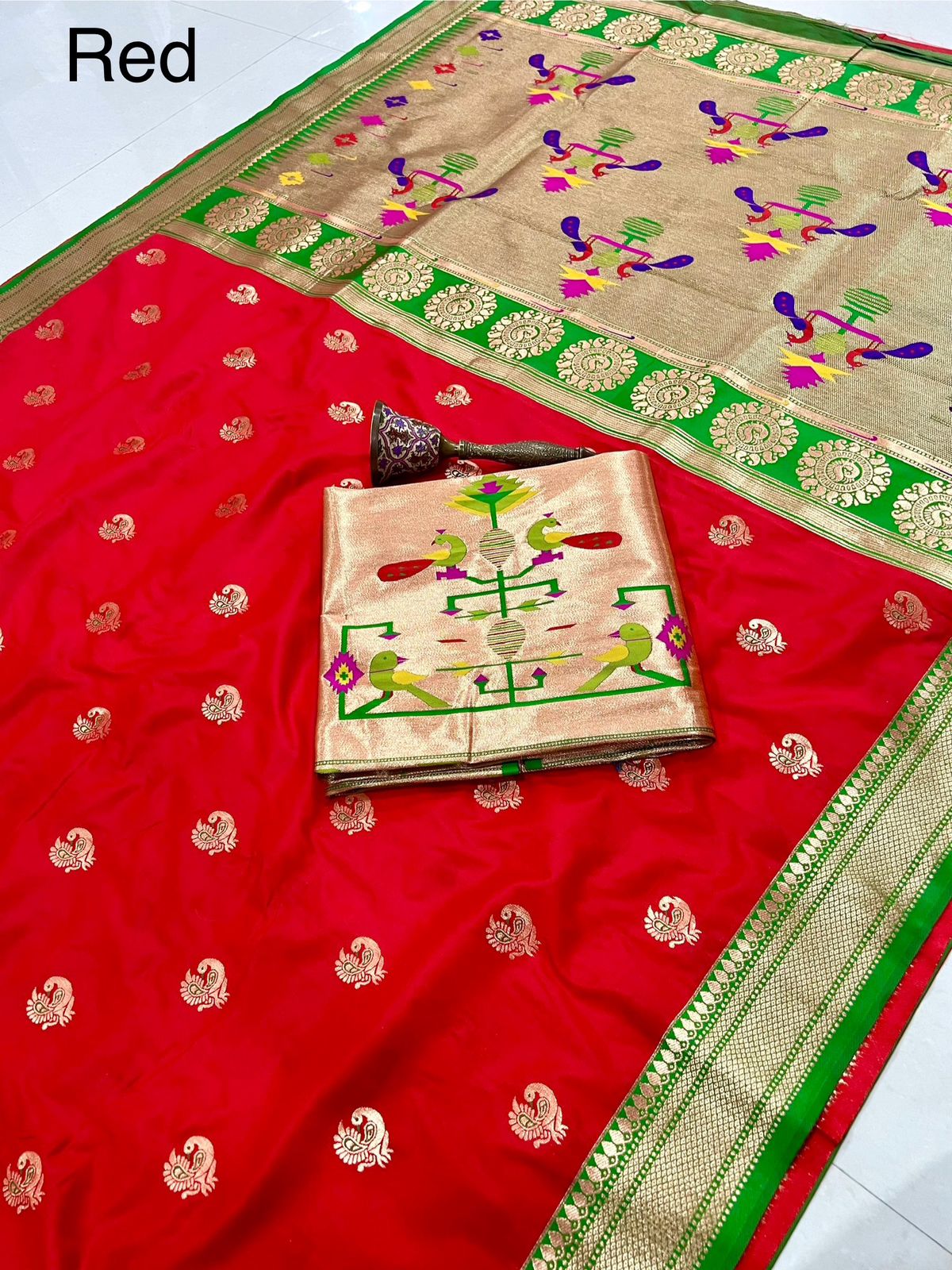 Tanuja Paithani Saree