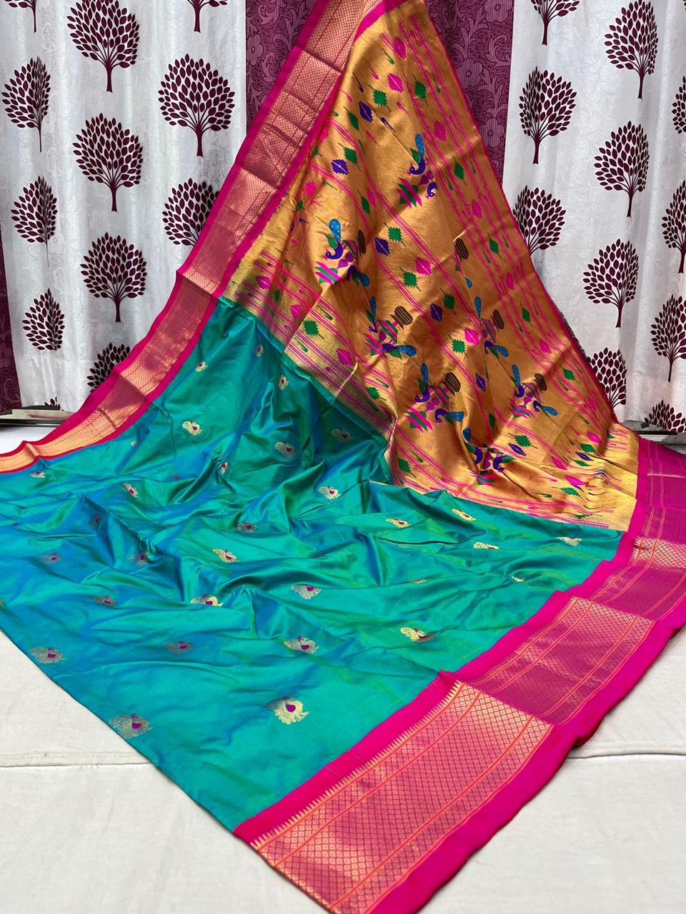 Kadiyal Border Paithani