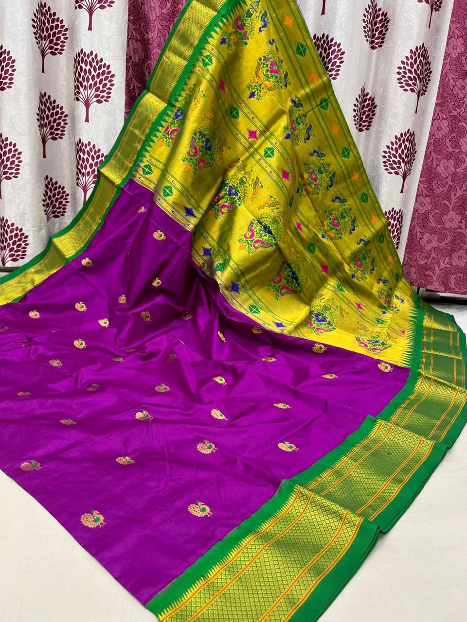 Kadiyal Border Paithani