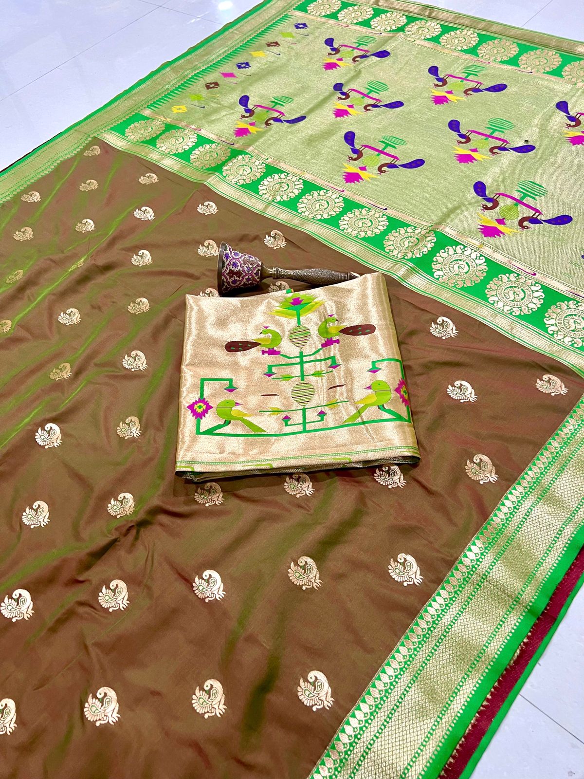 Tanuja Paithani Saree