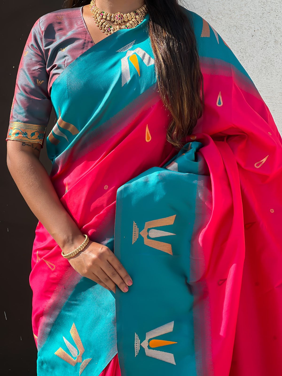 Tilak Paithani Saree