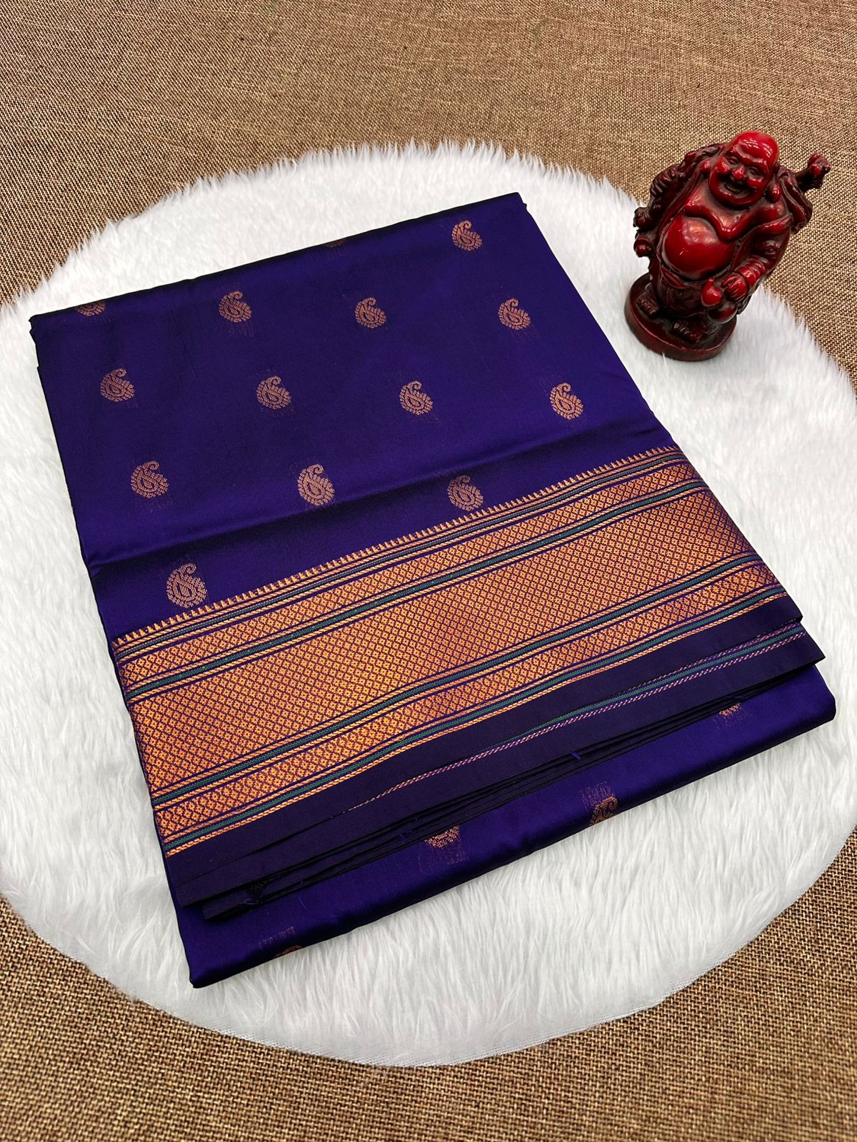 Mango Nauvari Paithani Saree ( 9 yard )