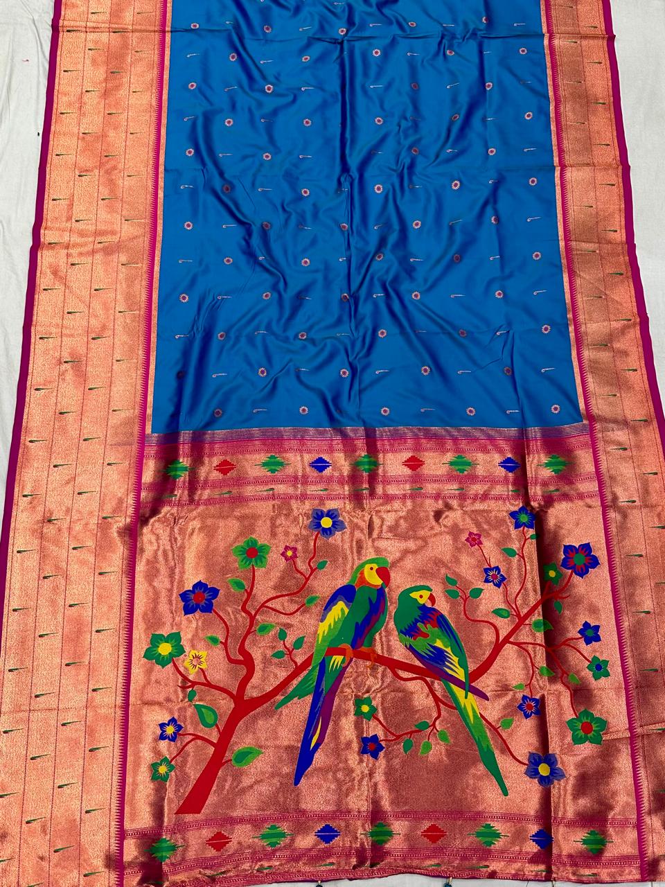 Muniya Paithani Saree