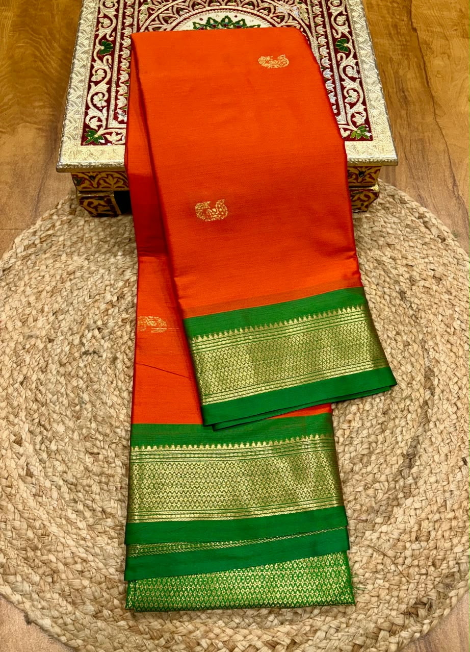 Mor paithani saree