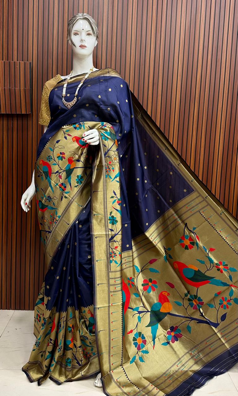 Big border paithani
