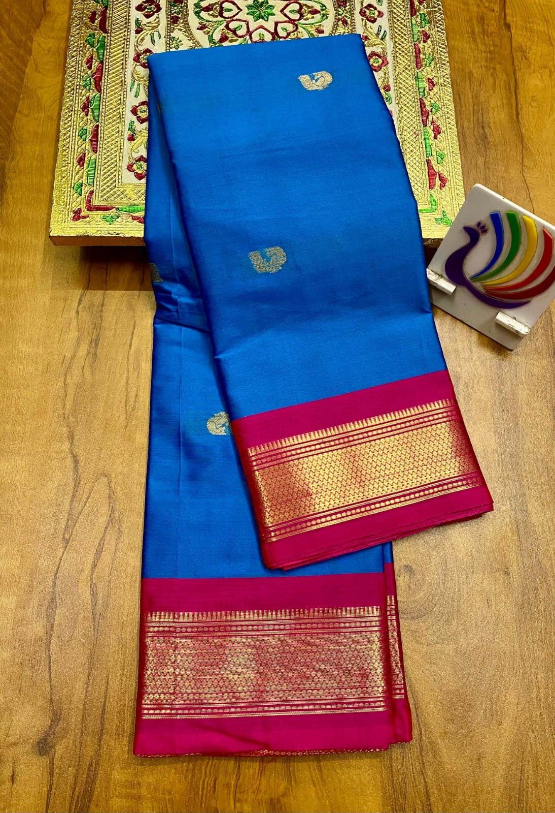 Mor paithani saree