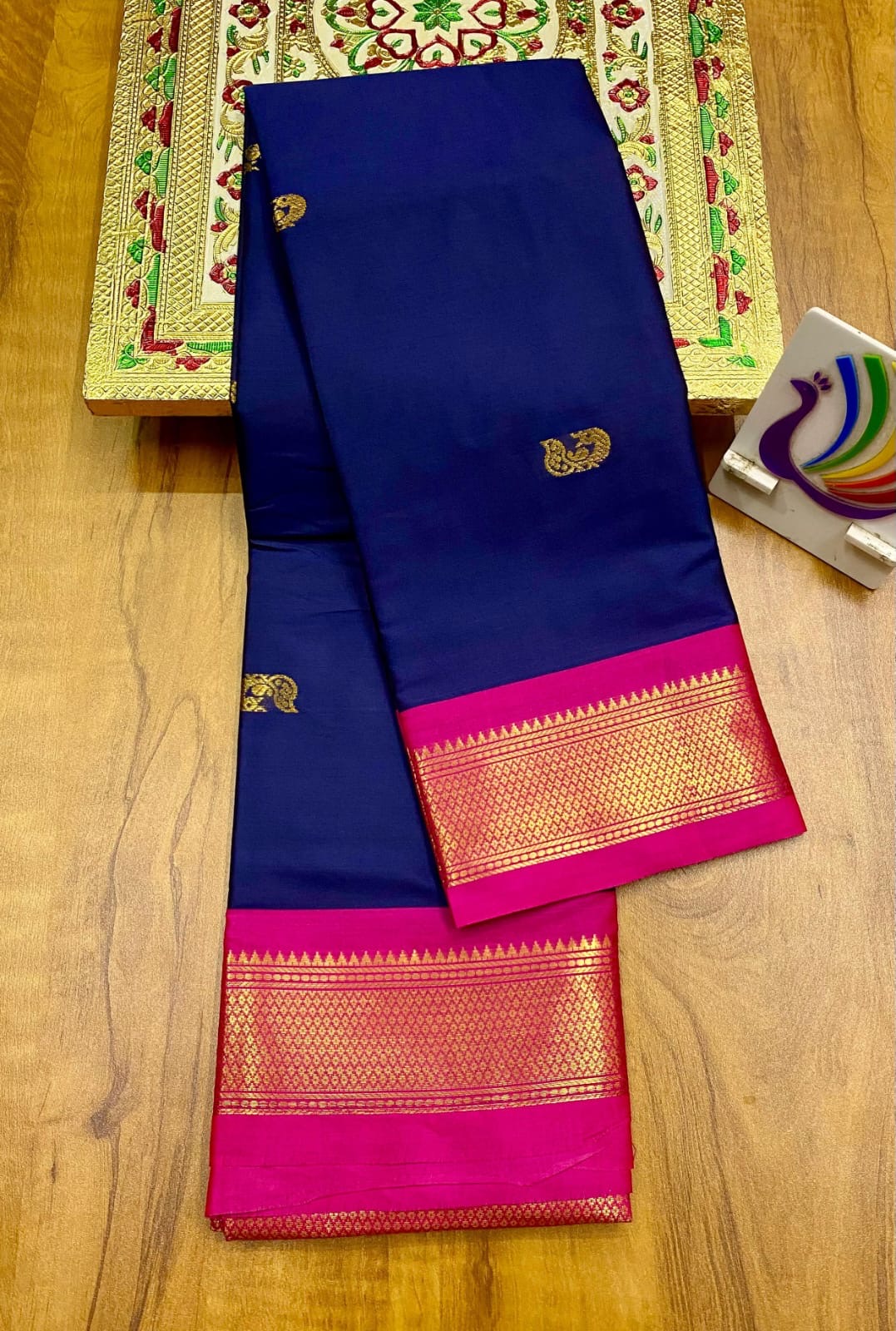 Mor paithani saree