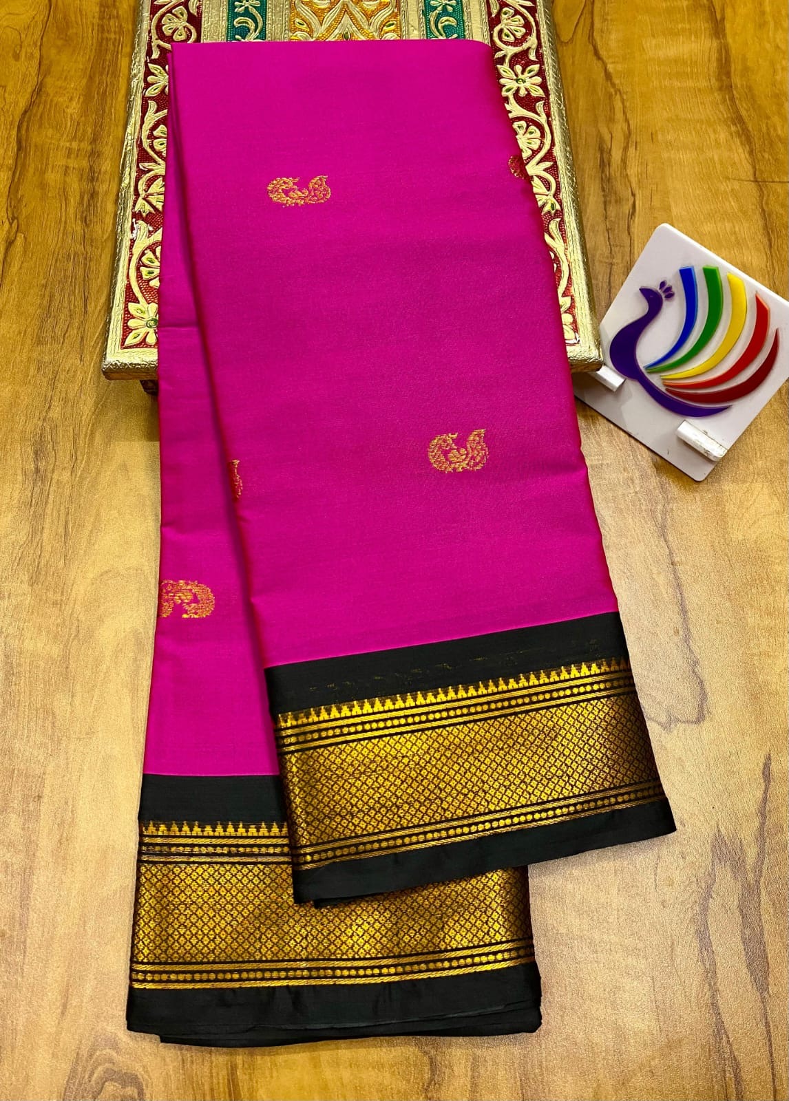 Mor paithani saree