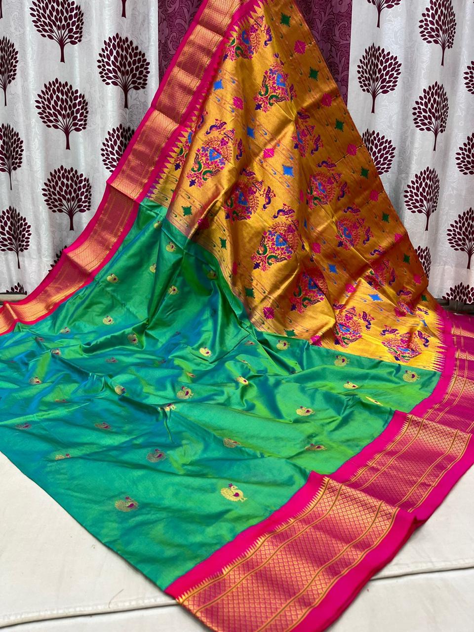 Kadiyal Border Paithani