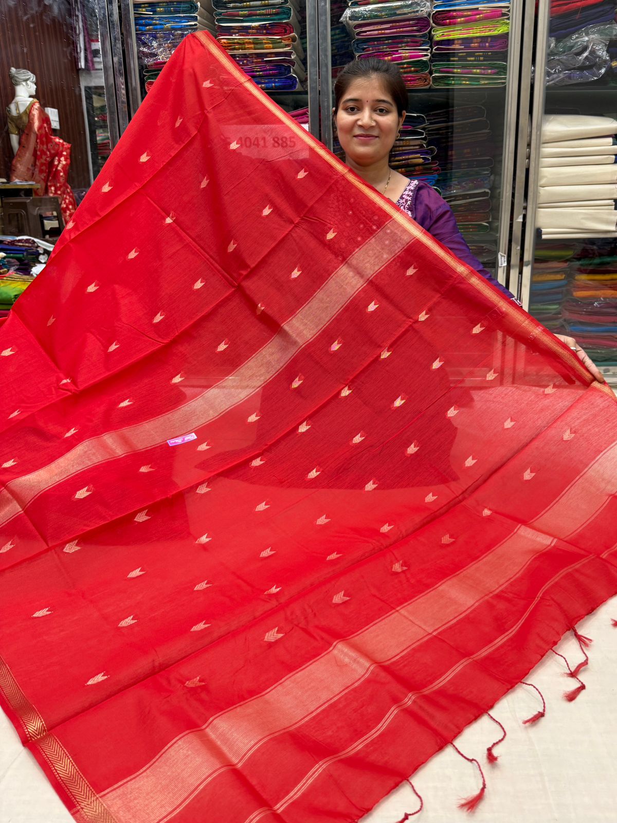 Maheshwari Silk Cotton Saree