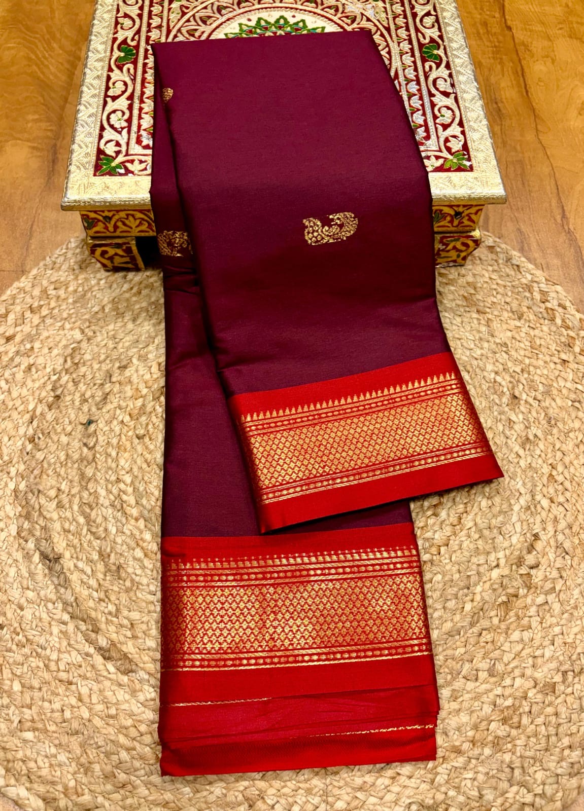 Mor paithani saree