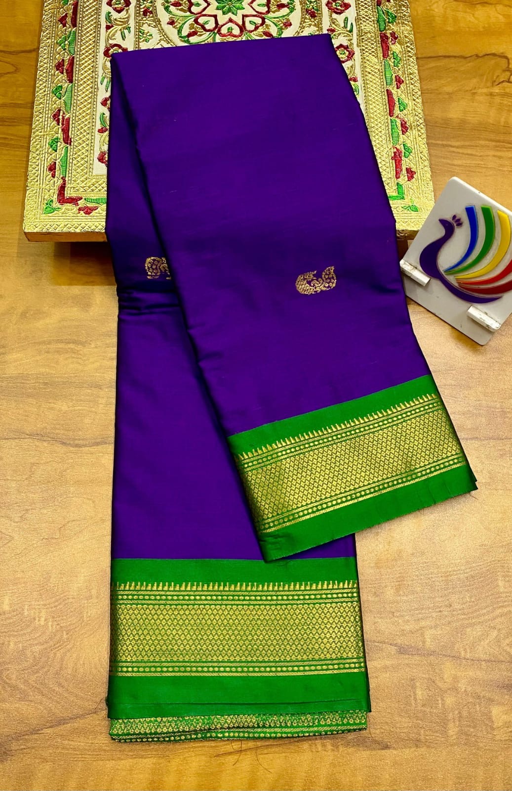 Mor paithani saree