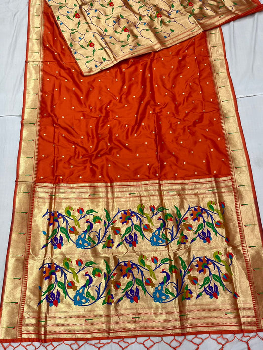 Premium Muniya Paithani Saree