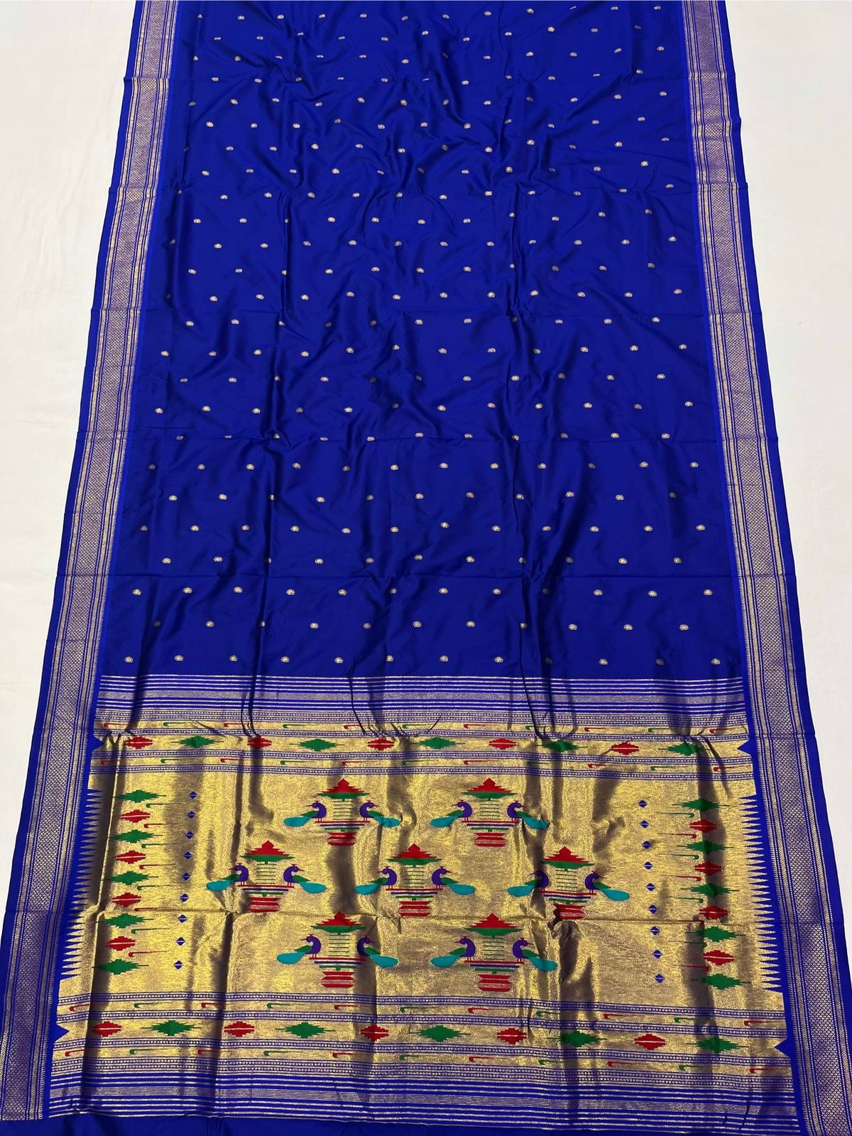 Double Pallu Saree Soft Silk