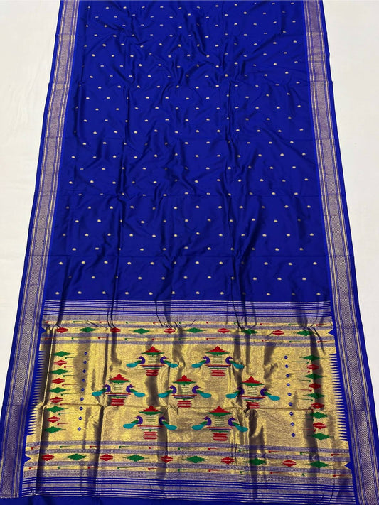Double Pallu Saree Soft Silk