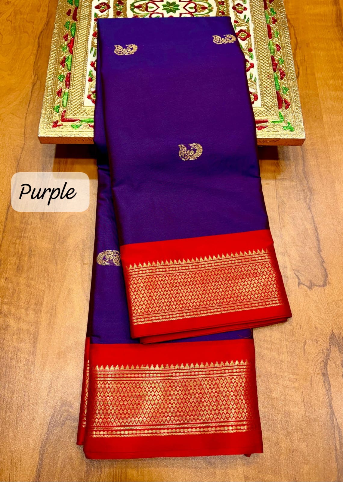 Mor paithani saree