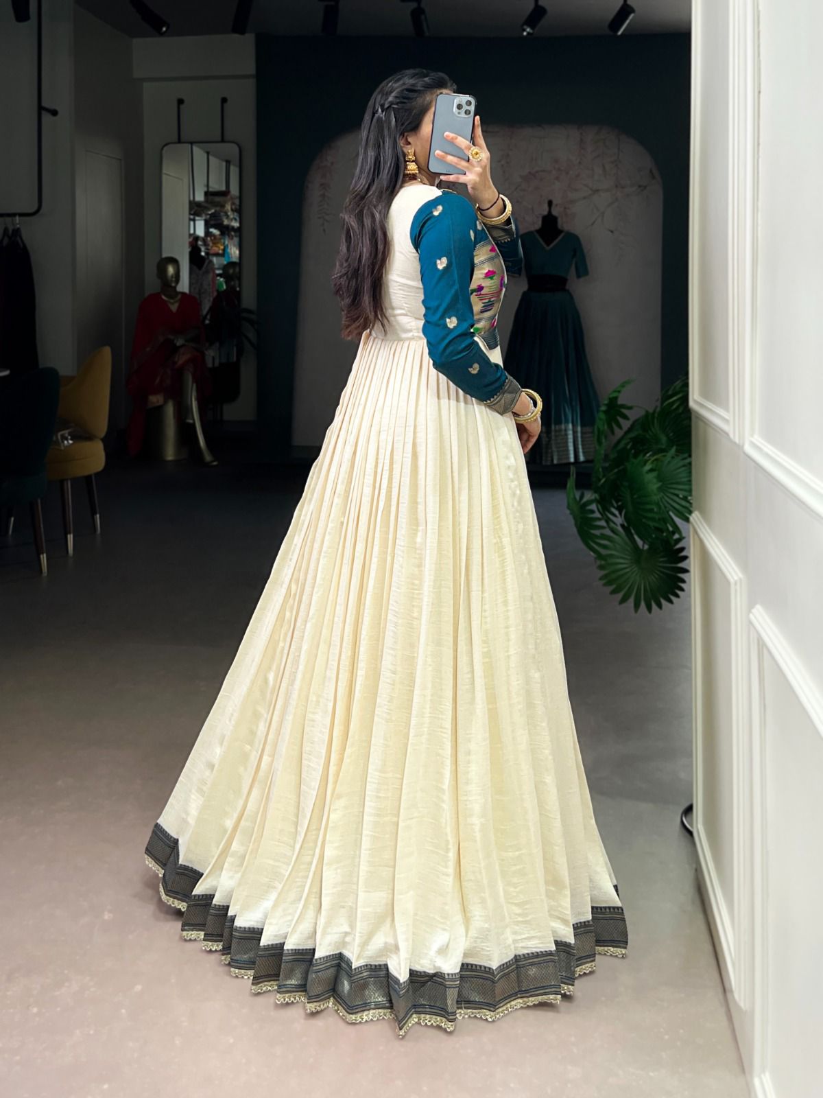 Paithani Long Dress