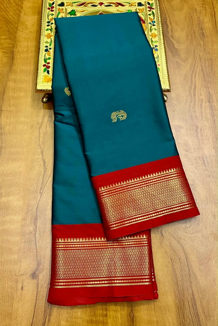 Mor paithani saree