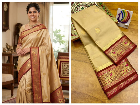 Peacock Paithani saree