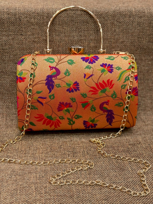 Allover Paithani purse