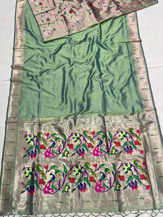 Premium Muniya Paithani Saree