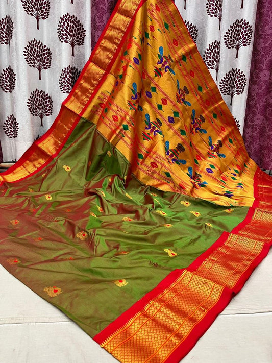 Kadiyal Border Paithani