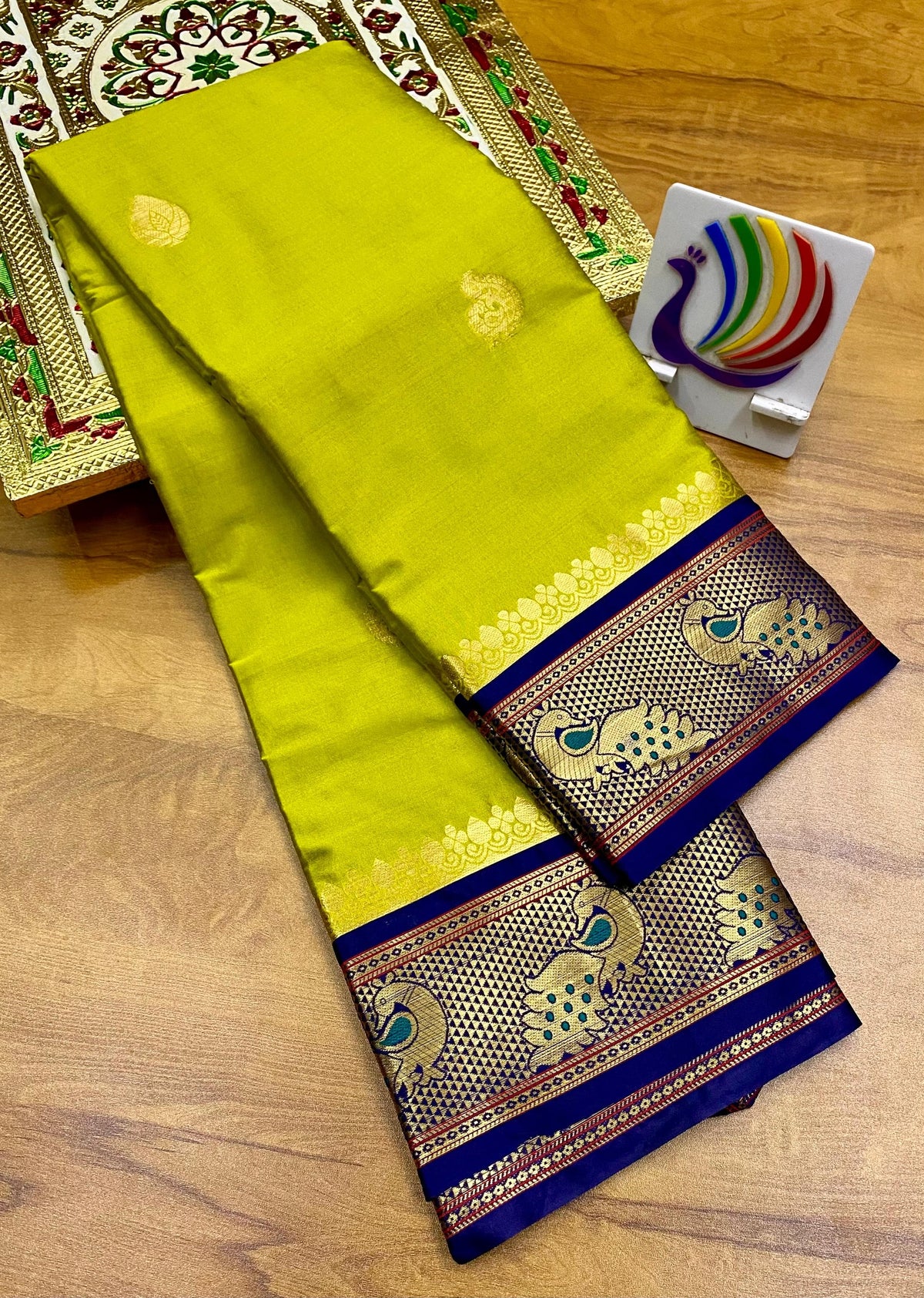 Peacock Paithani saree