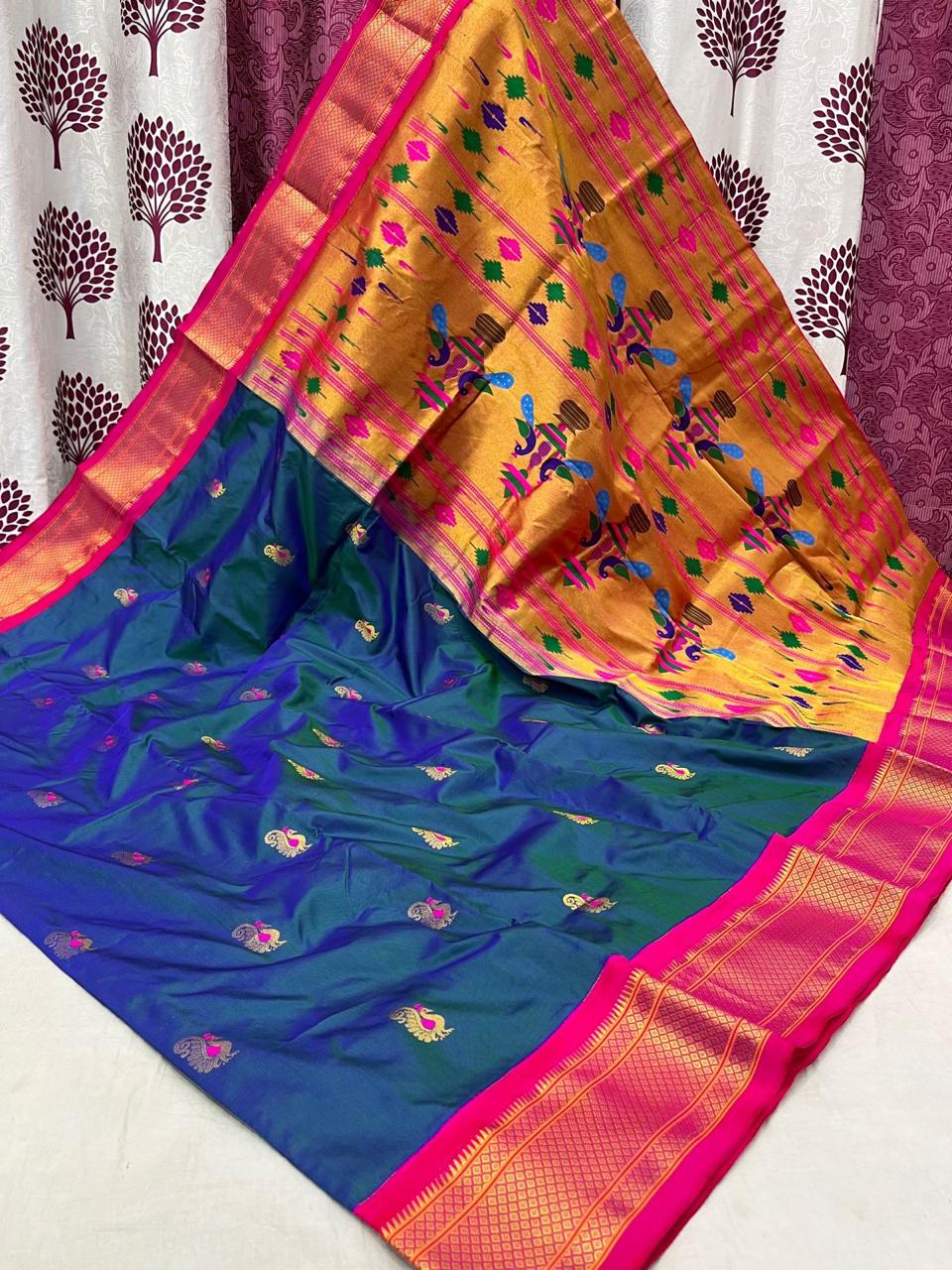 Kadiyal Border Paithani