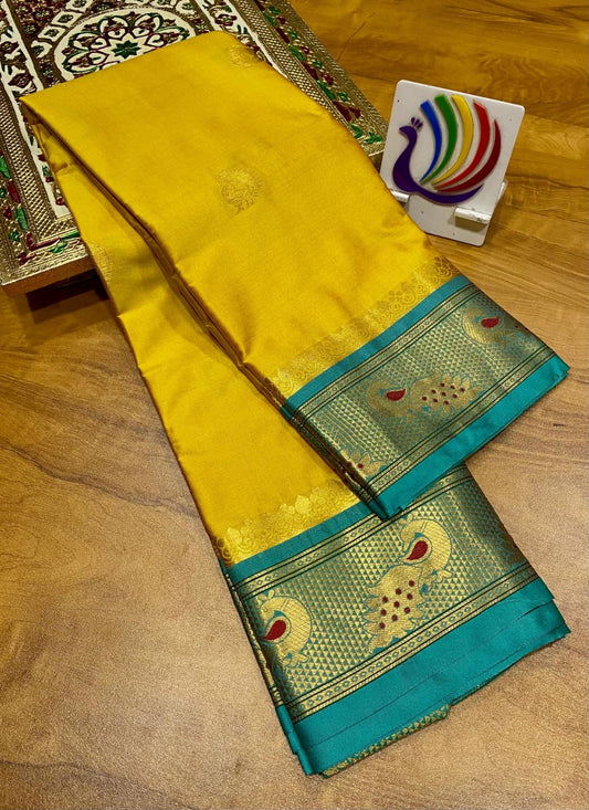 Peacock Paithani saree