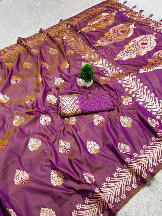 Kajal Soft Silk Banarasi Saree