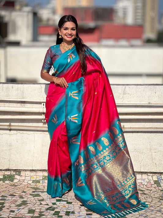 Tilak Paithani Saree