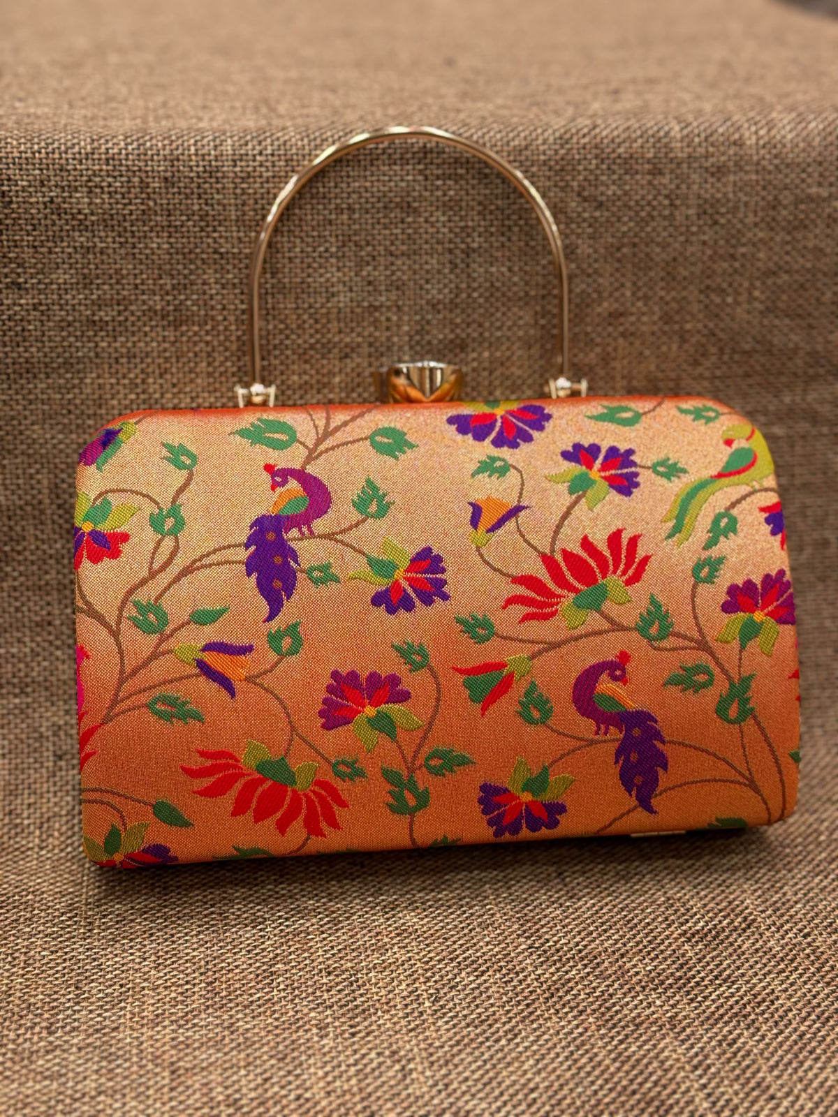 Allover Paithani purse