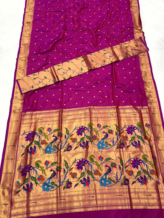 Premium Muniya Paithani Saree