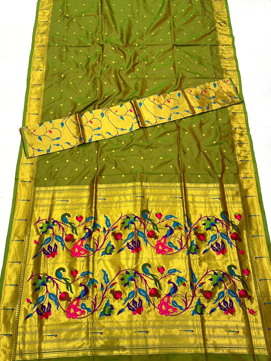 Premium Muniya Paithani Saree