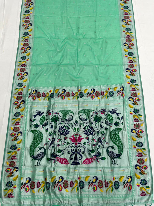 Peacock Border Saree