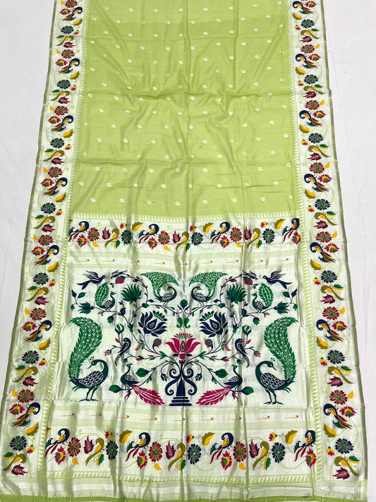 Peacock Border Saree