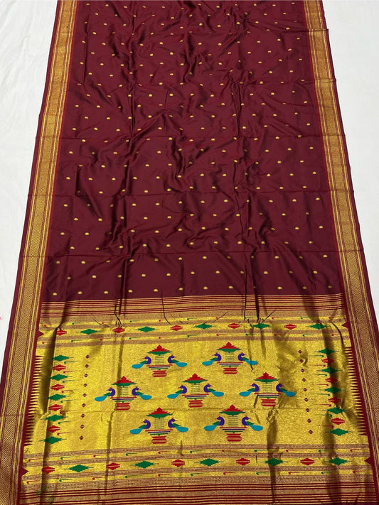 Double Pallu Saree Soft Silk