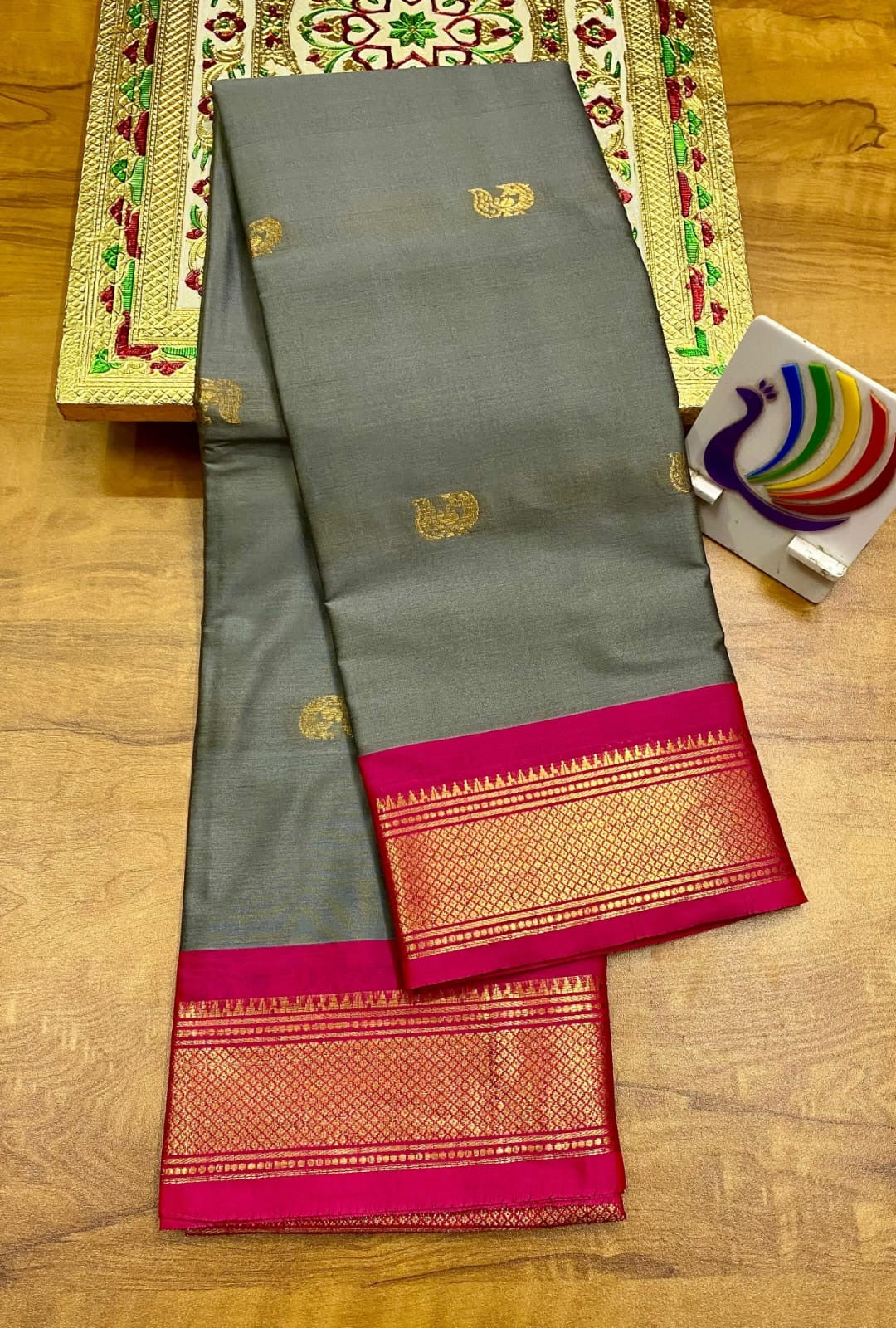 Mor paithani saree