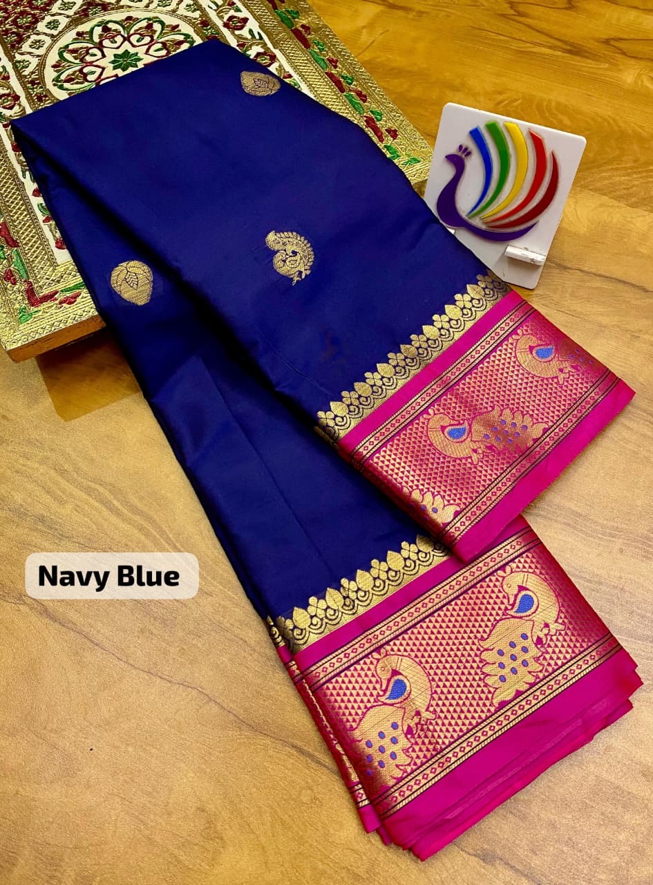 Peacock Paithani saree