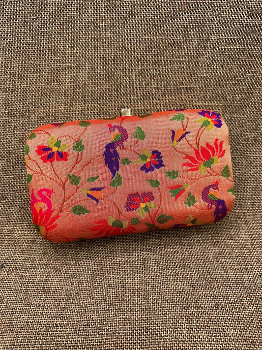 Allover Paithani Clutch
