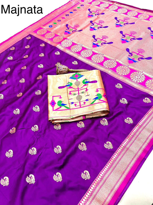 Tanuja Paithani Saree